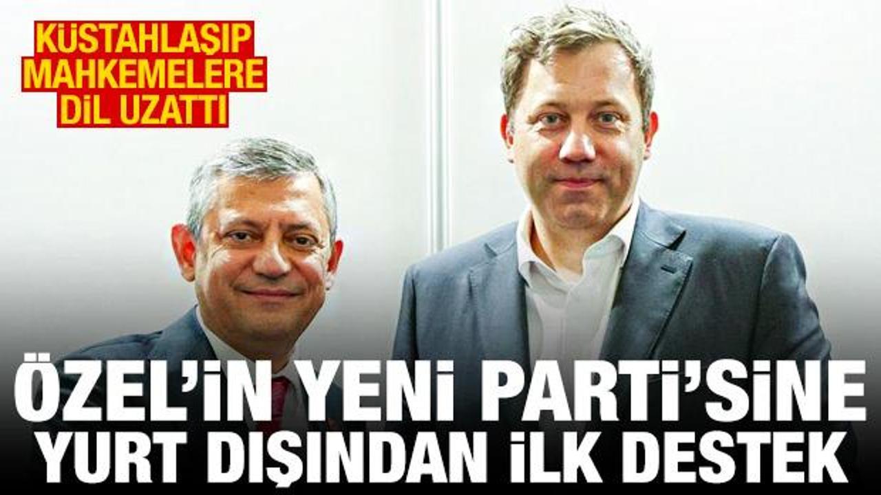 Ozgur ozelin yeni partisine yurt disindan ilk destek mb8rl5S8